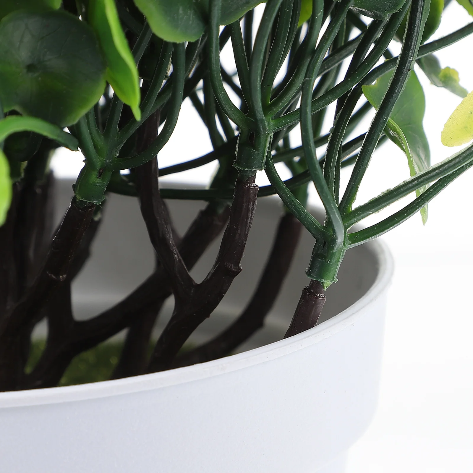 

Artificial Bonsai Red Anthurium Simulated Potted Plant Decoration Perfect for Home Office Shop Table Centerpiece