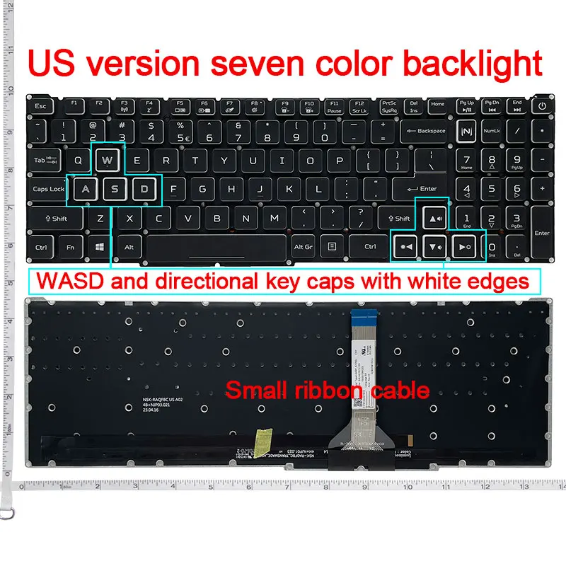 US NEW keyboard For ACER Nitro 5 N22C1 N20C1 N20C2 N20C3 AN515-46-R32U AN515-58-51R3 AN517-55 AN515-56 AN515-57 N22Q22 laptop