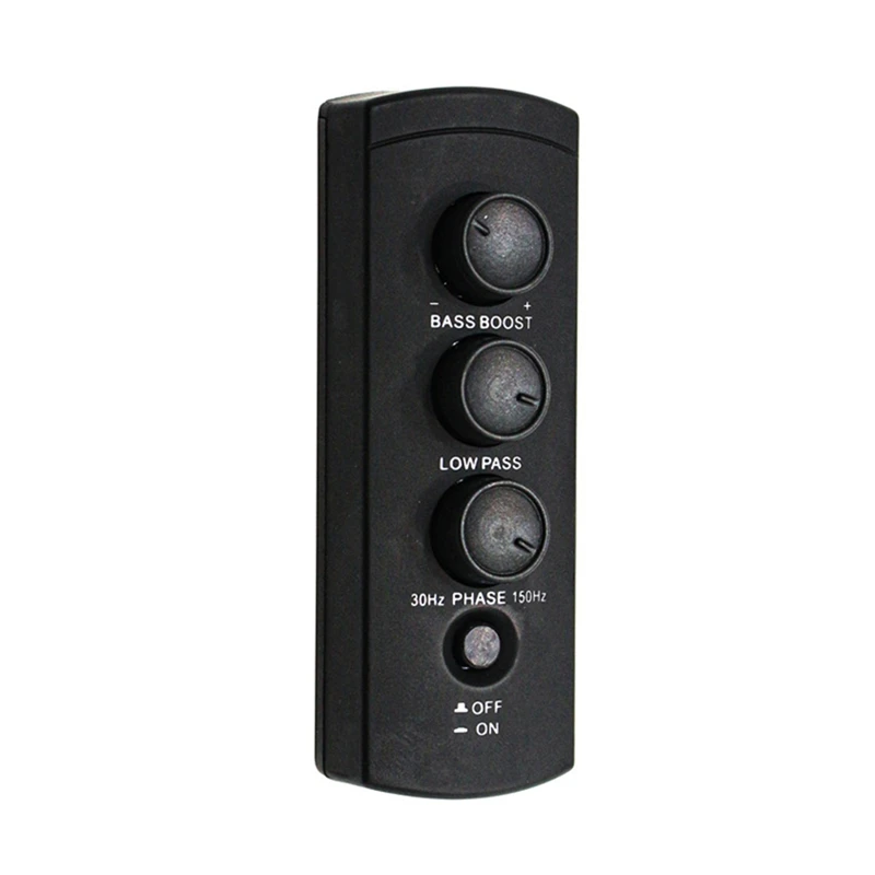 Car Spare Tire Bass Amplifier Volume Controller Spare Tire Bass Remote Volume Regulator 6-Core Crystal Interface-A22K