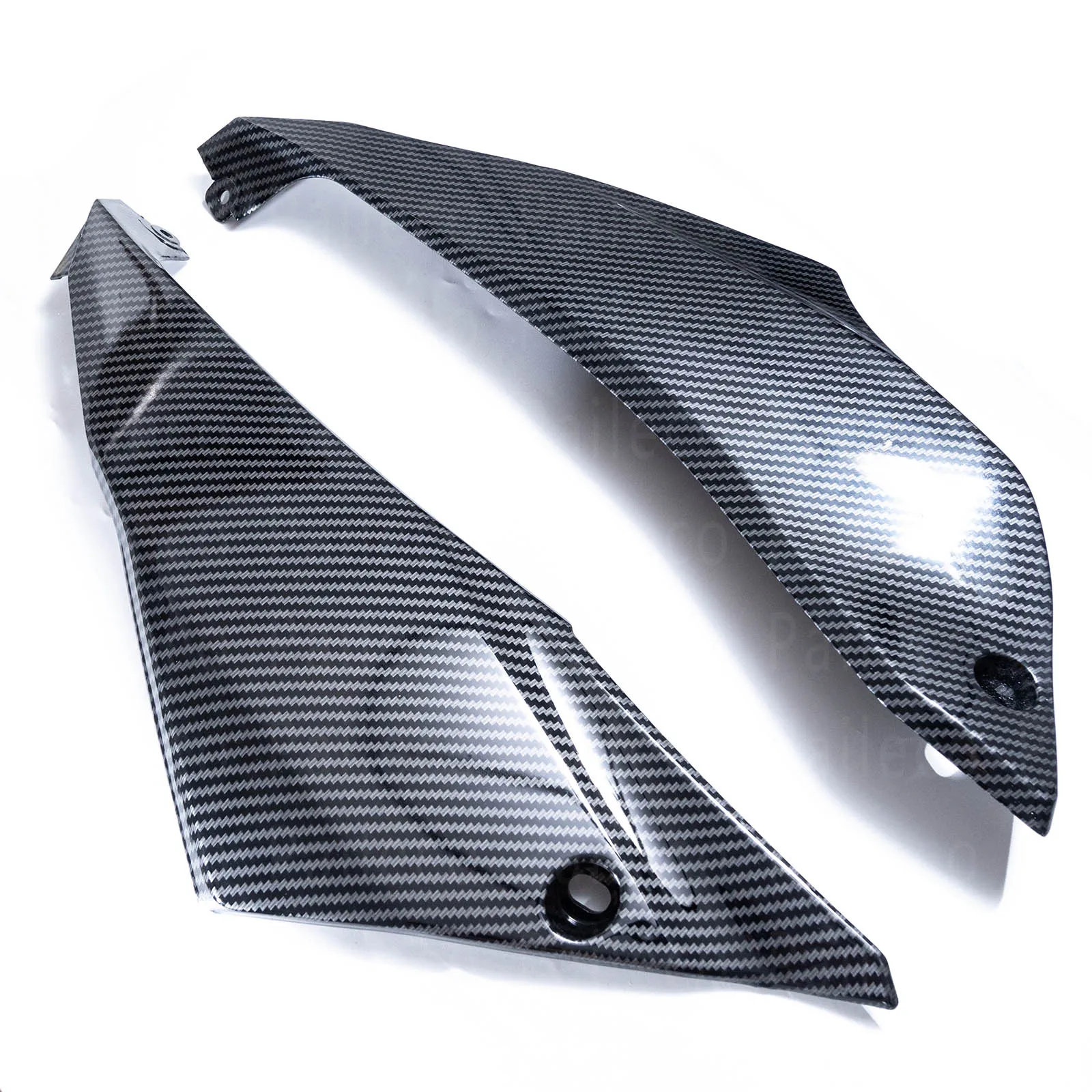 Carbon Fiber Pattern Lower Side Frame Cover Fairing for KAWASAKI ER-6F NINJA 650 17-2019