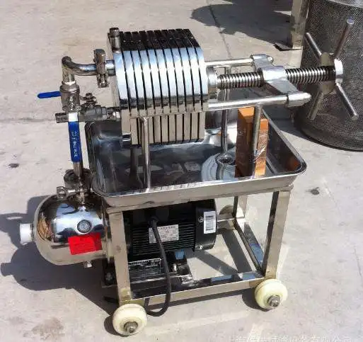 Sesame Oil Filter Stainless Steel Plate Frame Filter Press