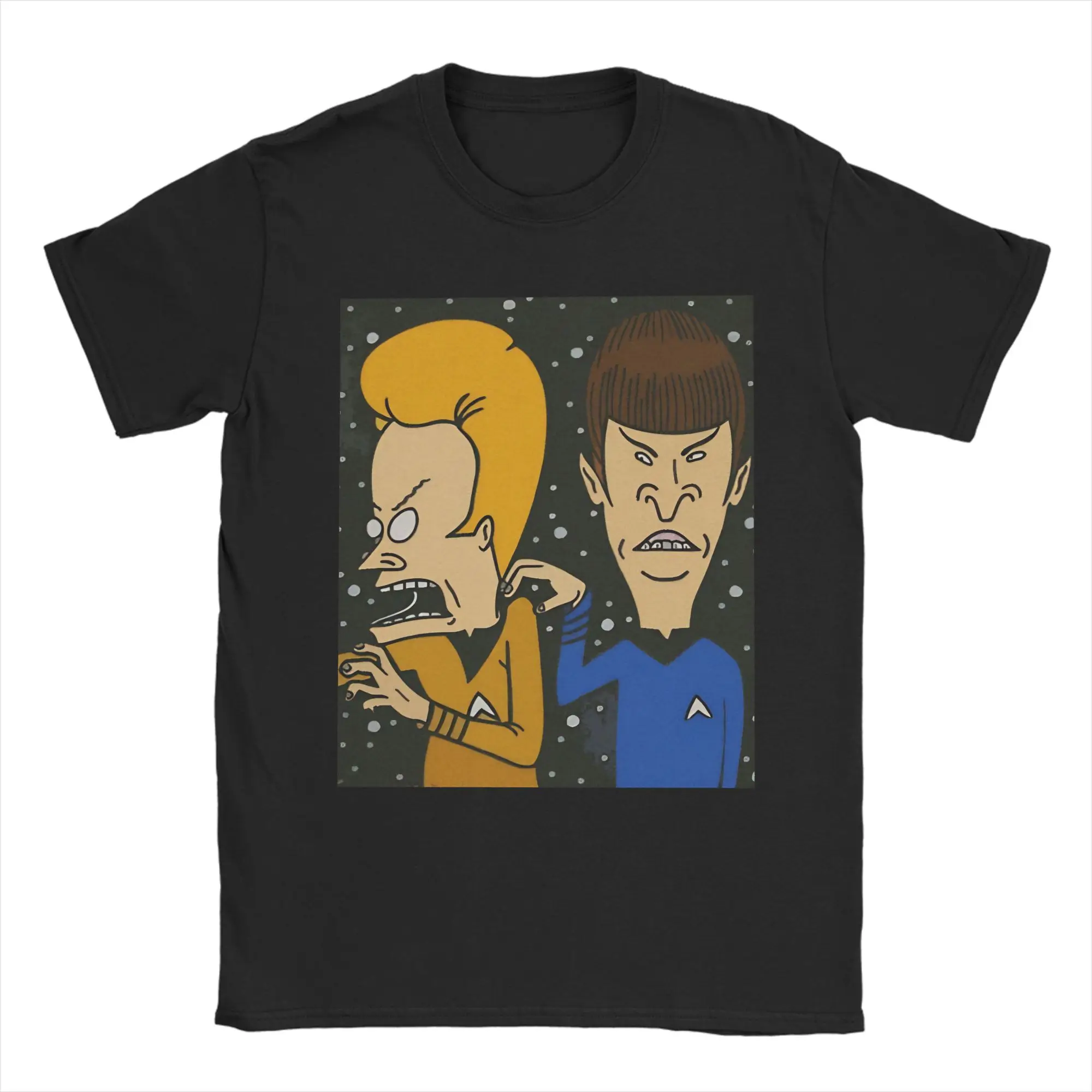 Vintage Beavis and Butthead Mashup Tshirts Unisex O-neck Short Sleeve Tops  100%Cotton Summer Top Tee