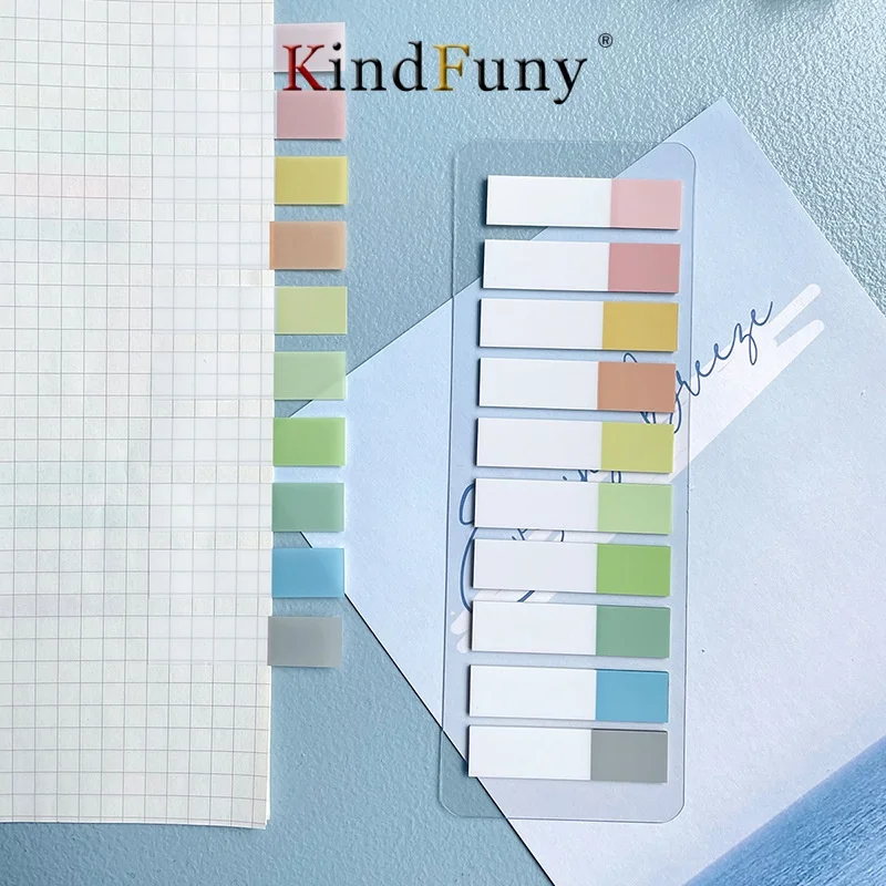 200 قطعة علامات تبويب مؤشر ذاتية اللصق علامات الصفحة شفافة مقاوم للماء ملاحظات لاصقة لتصنيف الملفات ملصقات مخطط الأعلام #3