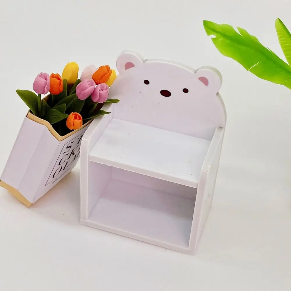 

Деревянная миниатюрная настольная стойка для хранения, органайзер, коробка, имитация миниатюрной книжной полки, домашняя модель, стеллаж для хранения мебели