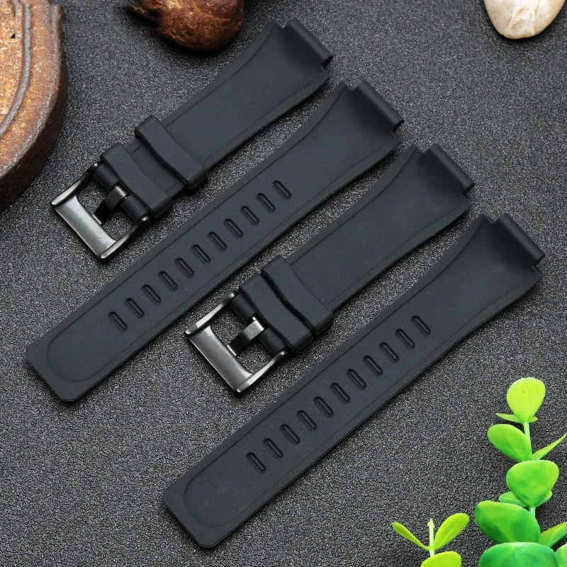 Silicone rubber watchband for timex Watch strap T2N720 T2N721 TW2T76300 wristband bracelet waterproof band Convex interface 16mm