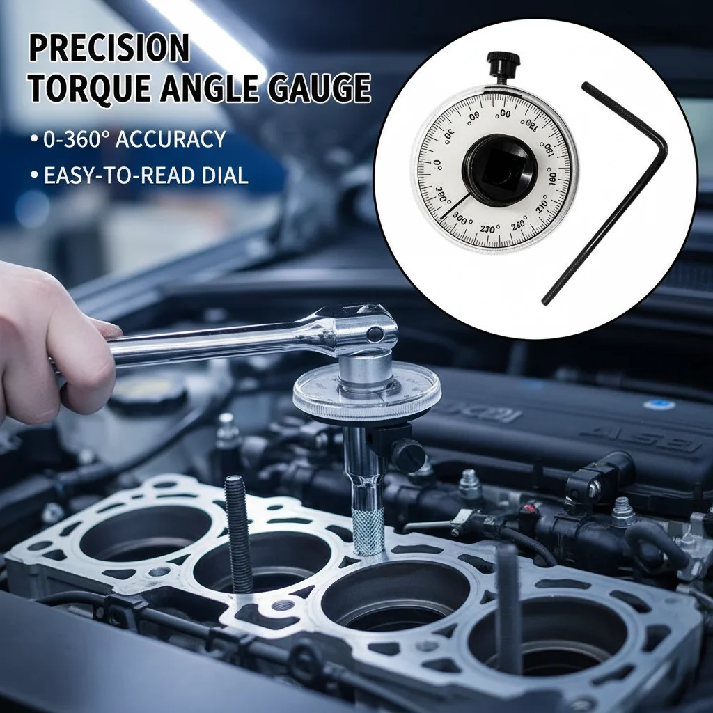 Ruichi Pointer Type 1/2 Dafei Industrial Grade Wrench Dial Tester - Torque Angle Gauge for Precision Mechanical Measurements