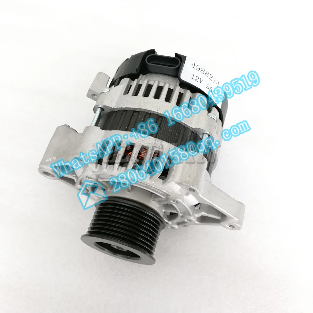 

Engine Alternator 6BT DC 12V 95A 4988274 5293586 3972730 3282554 3920679