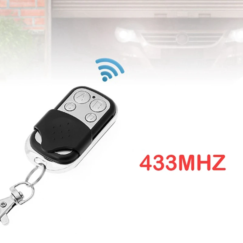 433Mhz 4 Buttons Remote Control 4CH Car Key Garage Door Opener Remote Control Electronic Gate Control Duplicator