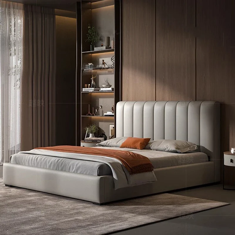 Luxury Modern Bed Bedroom Sofa Headboards Human Dog Massage Bed Princess European Sleeping Platform Muebles Trendy Furniture