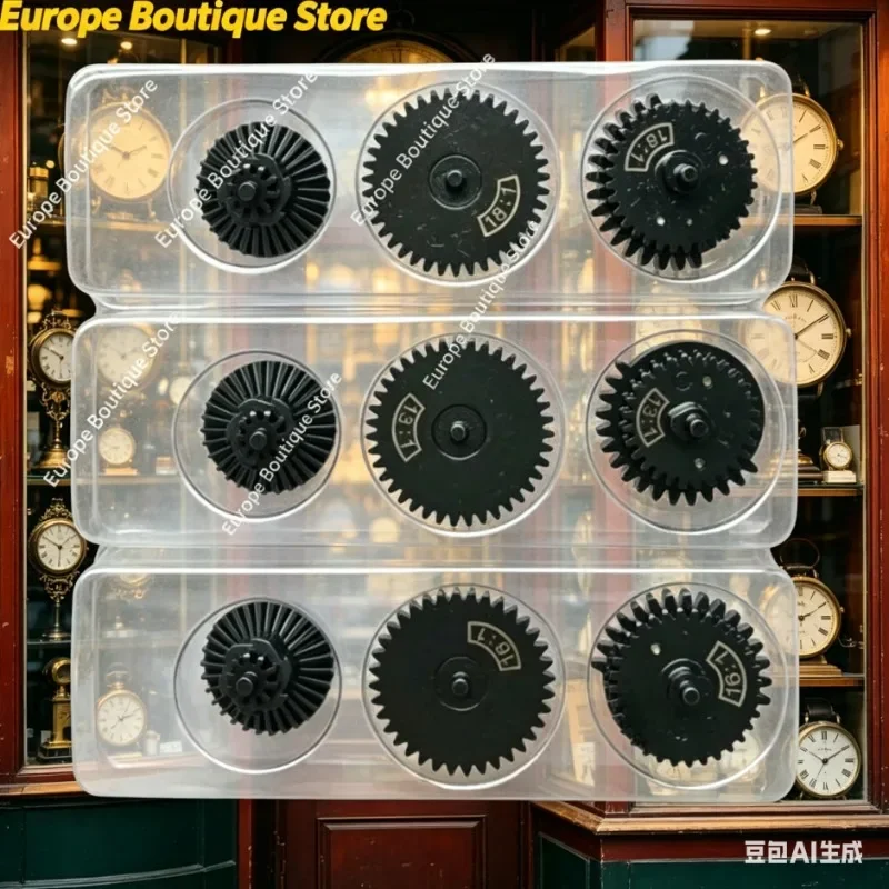 

Steel Cut Gear Set 13:1/16:1/18:1 Metal Gears for Ver.2 Gen 8/9/10 AEG Gearbox