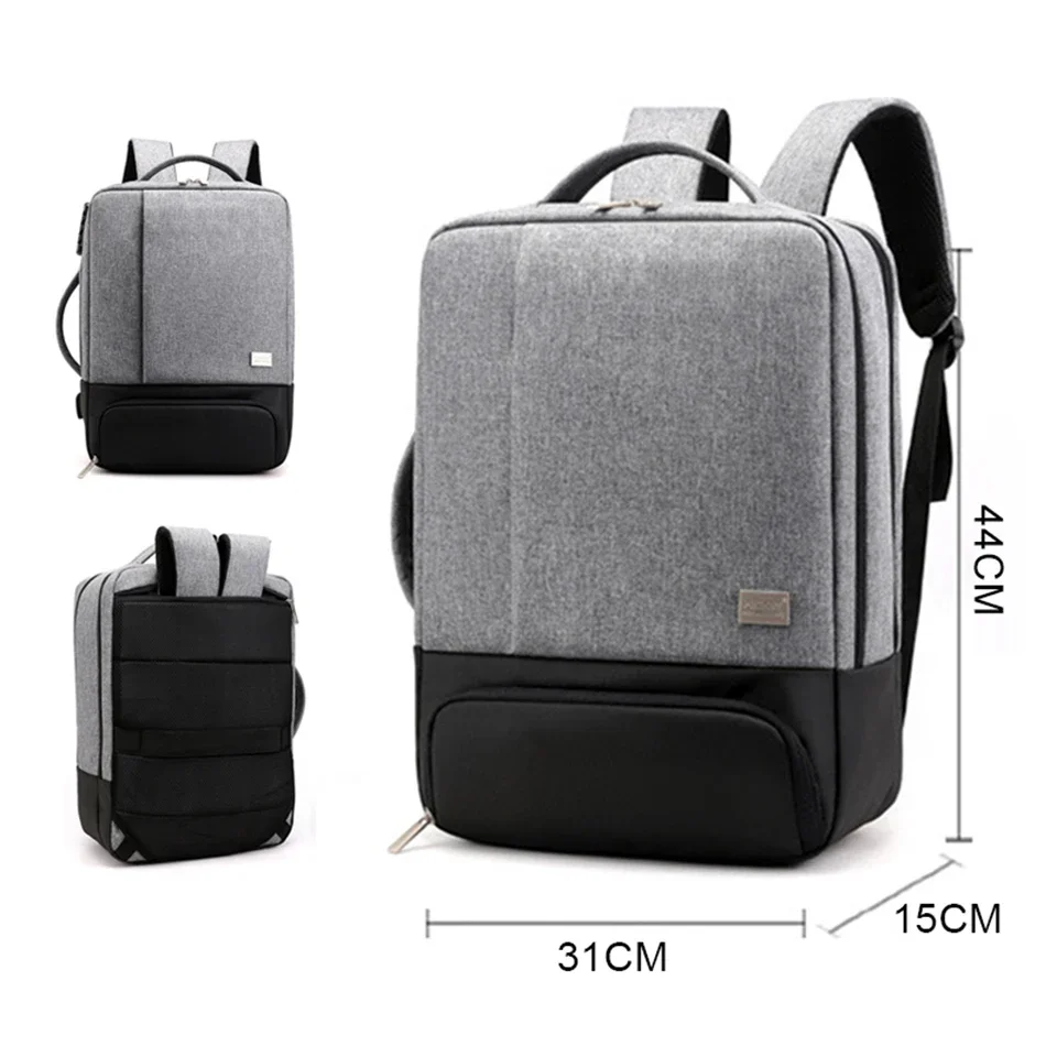 Imagem -05 - Mochila Anti-roubo para Homens e Mulheres Mochilas Laptop para Viagem Notebook Viagem Mochila Escritório Masculino 17 15.6