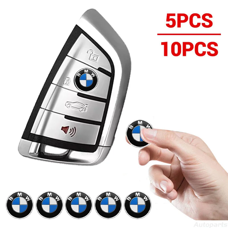 Für BMW M E34 E36 E60 E90 E46 E39 E70 F10 F30 X5 X6 M3 M5 M6 E71 F01 F02 F87 Autoschlüssel-Gehäuseaufkleber Autoschlüssel-Fernbedienungsaufkleber