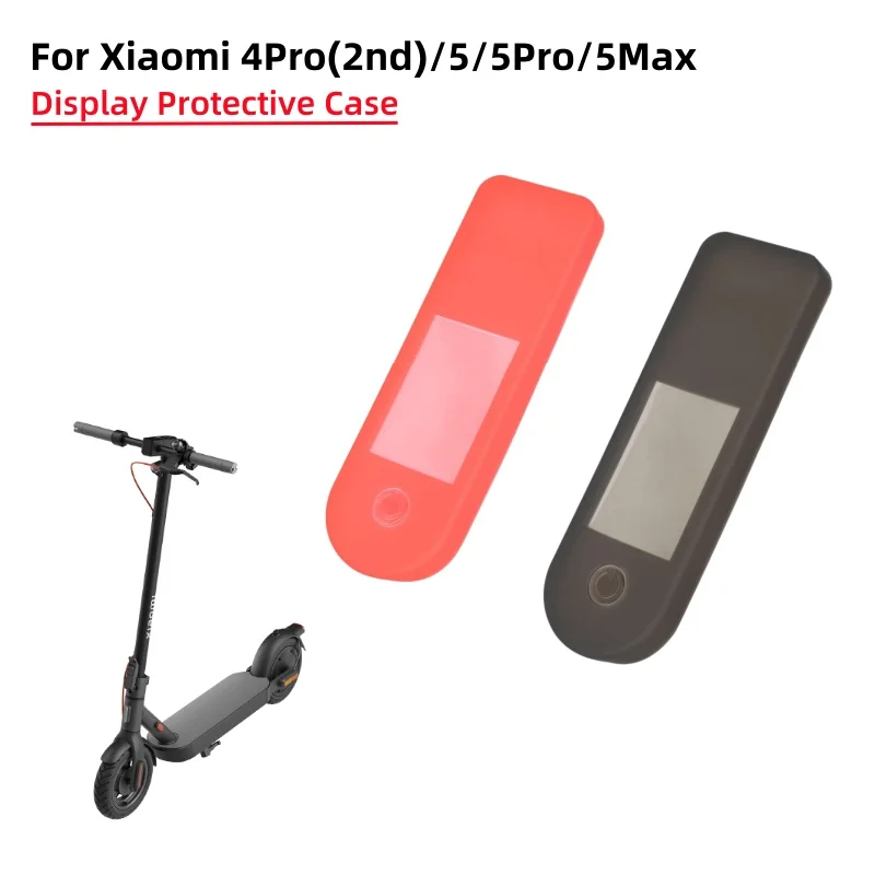 Capa Protetora de Silicone para Painel de Controle de Patinetes Elétricos Xiaomi Mijia 4 Pro 2ª Geração, 5, 5 Pro, 5 Max - Acessórios