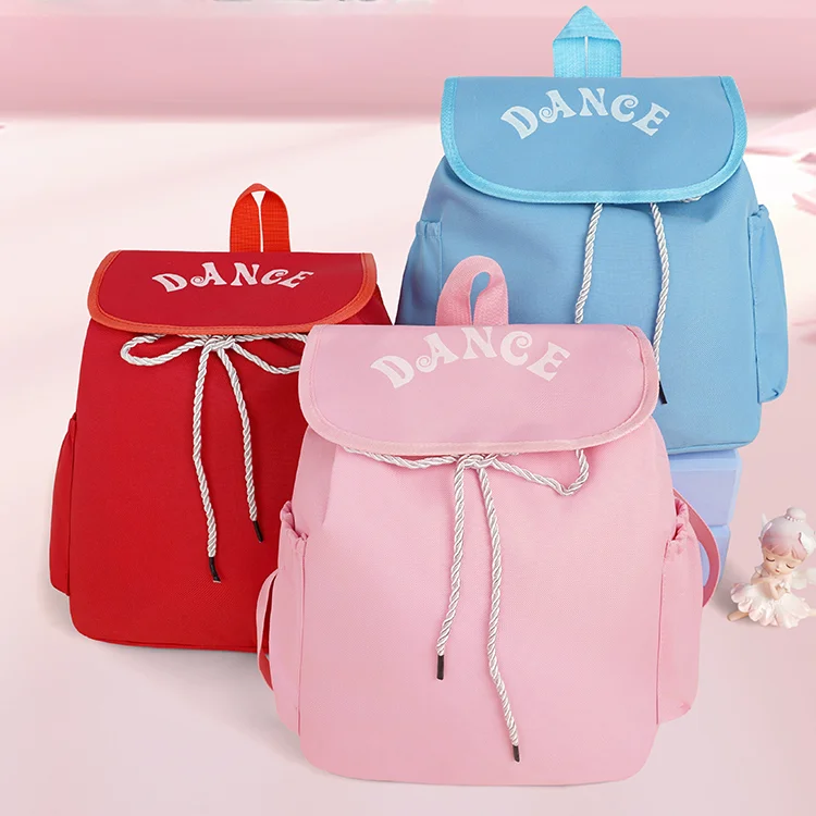 Children Ballet Bag for Girl Ballerina Dance Bag for Kids Large Capacity Dancing Backpack Girls Ballet Dance School Backpack