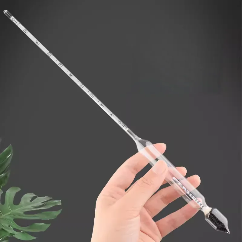 3PCS/lot 1.0-1.1/m3 glass Densitometers chemical laboratory glass liquid hydrometer densimeter Density Meter