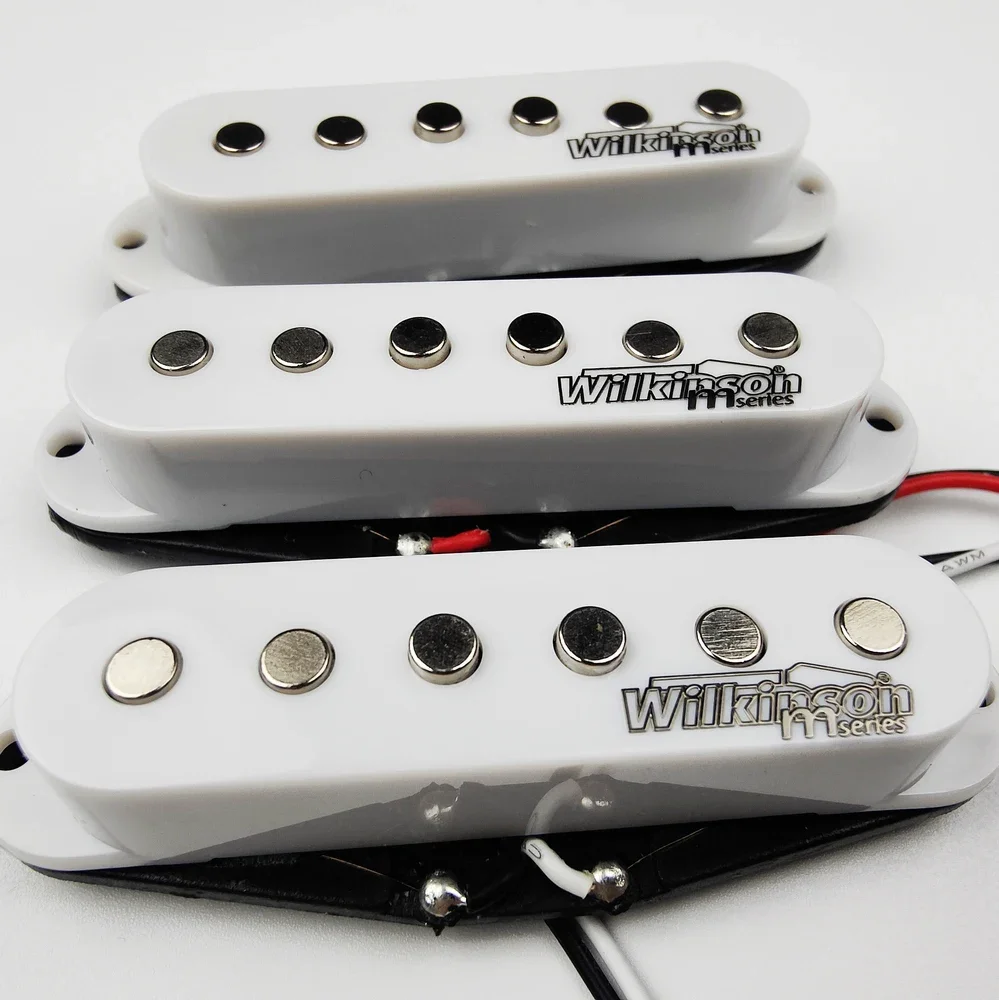 Wilkinson Electric Guitar Pickups Lic Vintage Single Coil Pickups for ST guitar White 1 set WOVS