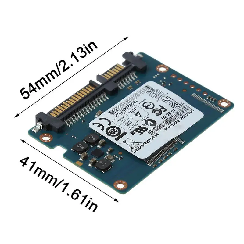 SSD Interno Da 16GB SATA III 6 Gbps – Disco Rigido A Stato Solido Per Desktop E Notebook, Anticaduta E Silenzioso
