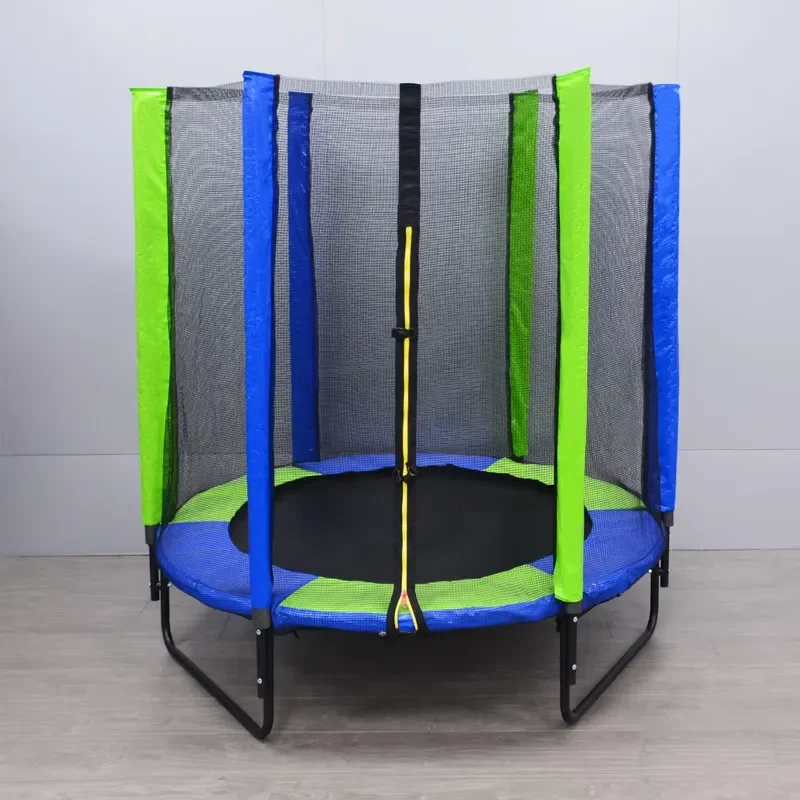 5ft PVC Trampoline for Home and Outdoor Use Durable Recreation Bouncer for Adults and Kids Family Fun Exercise Equipment Safe