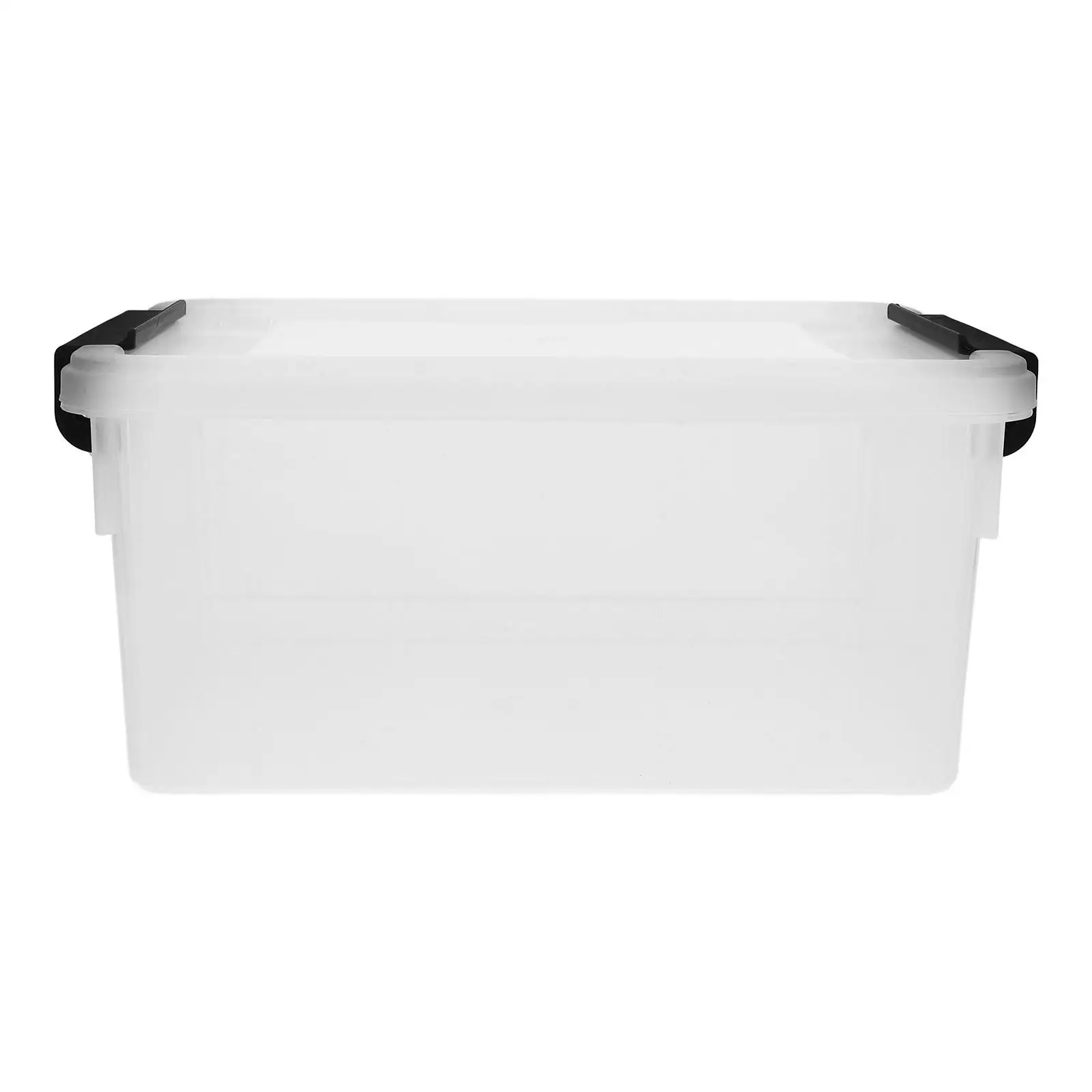 

Transparent File Storage Box Office Document Organizer Sealed PP Folder Lid Desk Tidy Plastic Container Storage Bin