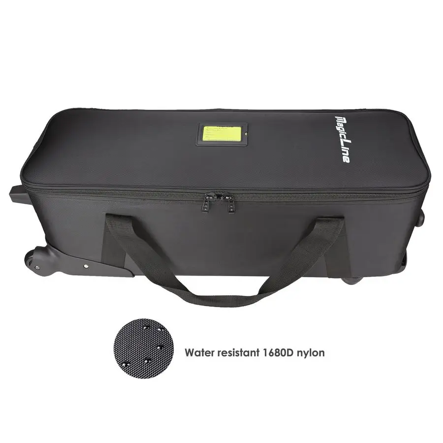 حقيبة عربة ستوديو بمقبض تلسكوبي 32.3 × 11 × 11.8 بوصة 82 × 28 × 30 سم، حقيبة كاميرا دوارة، حقيبة حمل بعجلات للضوء #4