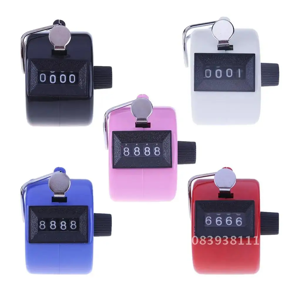 

Hand Held Tally Counter Digital Golf Clicker Manual Training Counting Counter Metal Counter 4 Digit Number