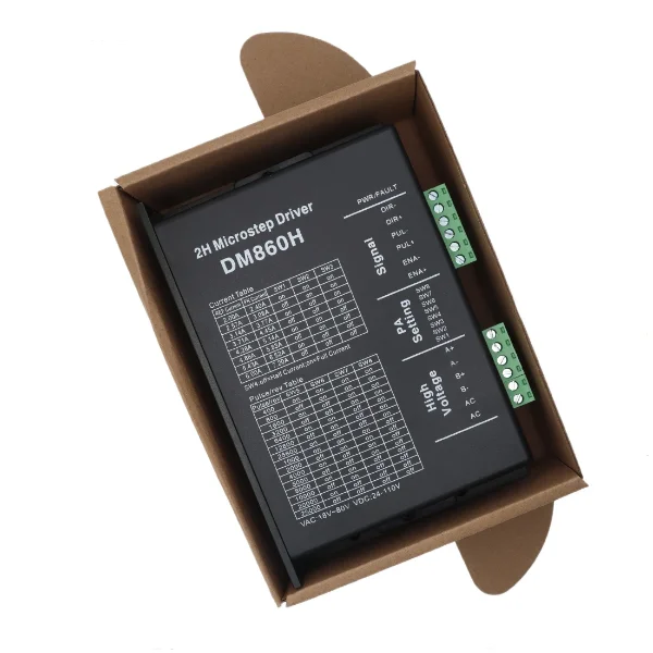 DM860H Motore de Passo com Ventoinha de Arrefecimento DSP Digitale DH860H Placa de Condução