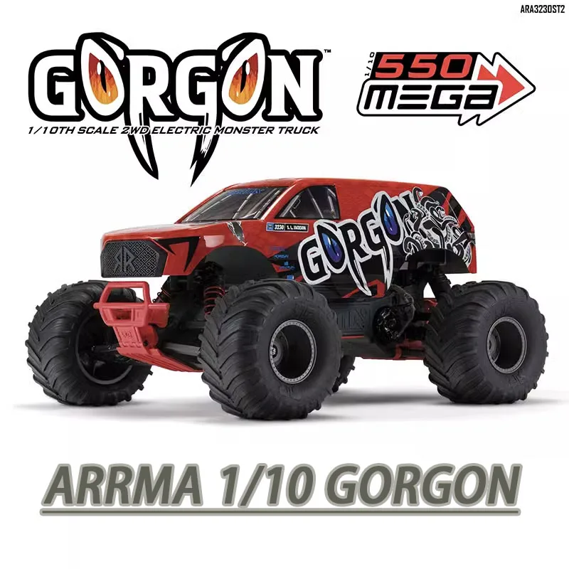 Arrma 1/10 Gorgon Magic Snake Brush Rear Wheel Drive 2.4ghz Off Road Vehicle Rc Remote Control Boys Electric Model Car Toy