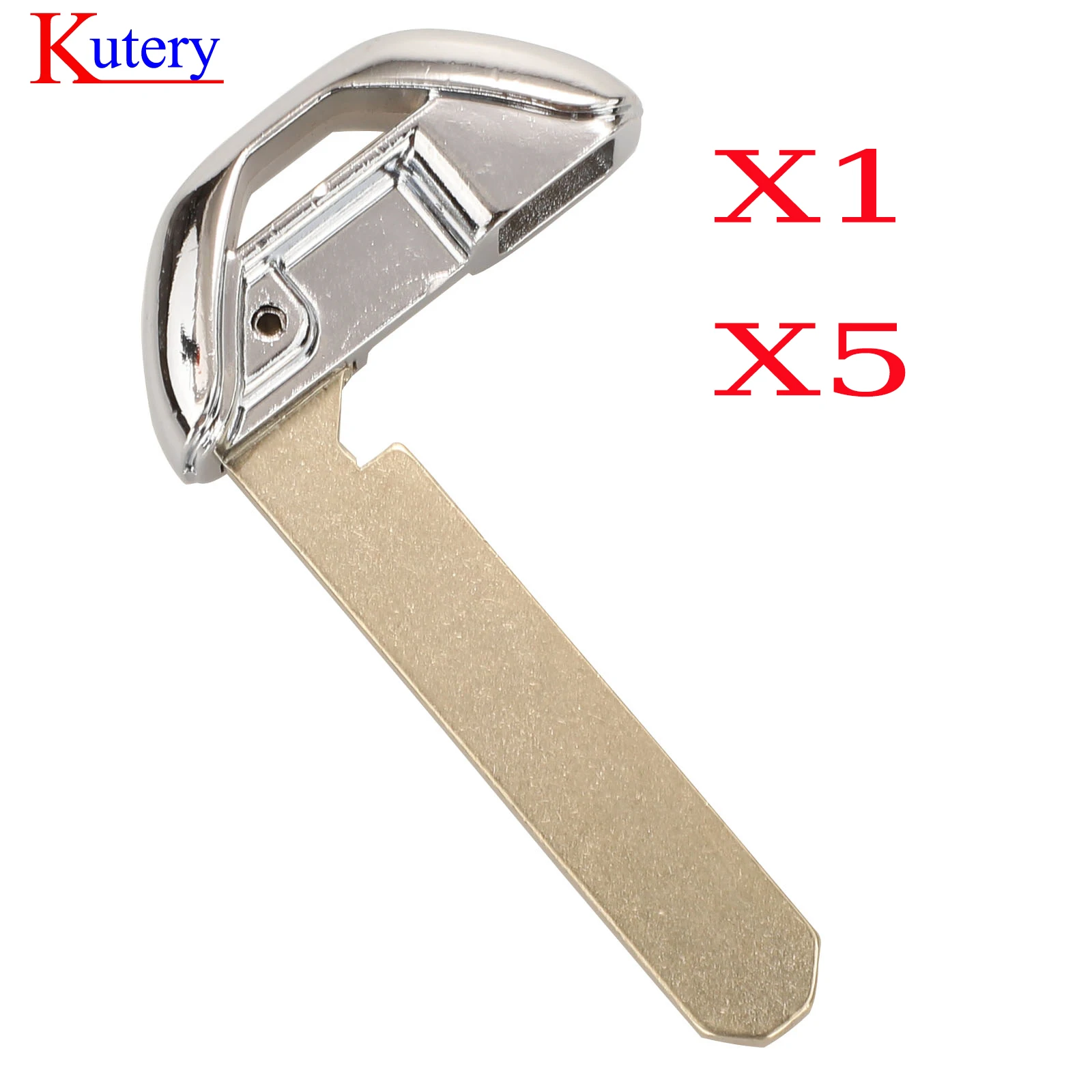 jingyuqin New X1 X5 Remote Car Smart Keyless Emergency Insert Key Blade For Honda Accord Odysee Civic HR-V 2016 2017 2018 Blank