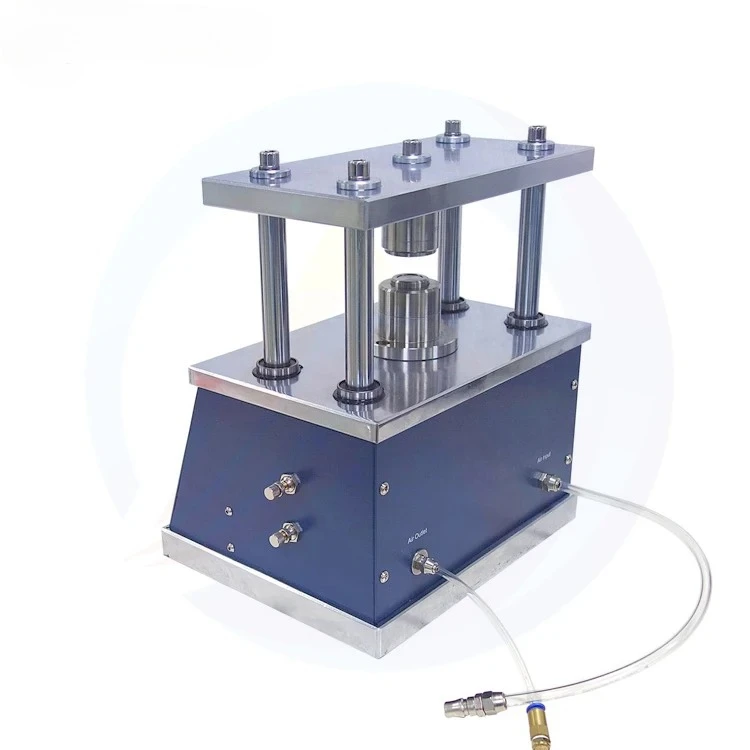 

Coin Cell Battery Lab Assembly And Disassembly Tools Pneumatic Crimping Machine For Button Battery Lab