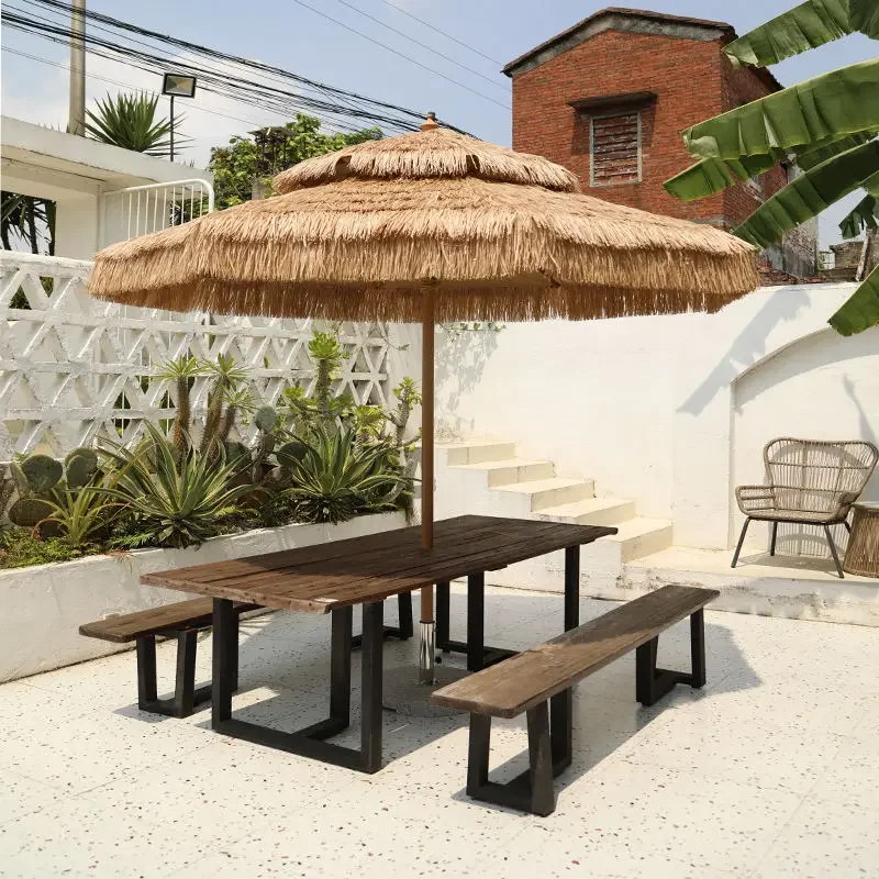 Thatched Outdoor Parasol Simulation Thatched Umbrella Garden Garden Roman Umbrella