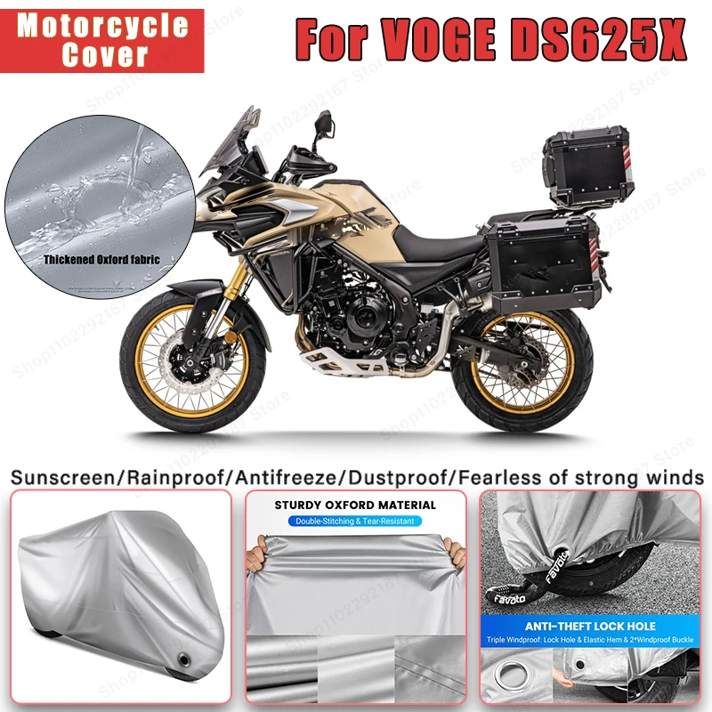

For VOGE DS625X No Ear Motorcycle Cover - Outdoor Full Body Protection, Waterproof Dustproof Sunscreen Accessory