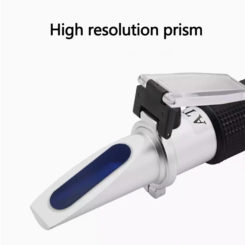 Alcohol meter Handheld 0-80% refractometer Alcohol meter Ethanol alcohol concentration measuring instrument Refractometer