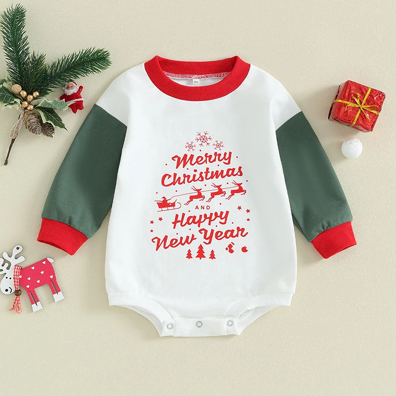 Bebê infantil com capuz macacão inverno quente lã macacão natal rena impressão manga longa roupa para recém-nascido da criança bonito