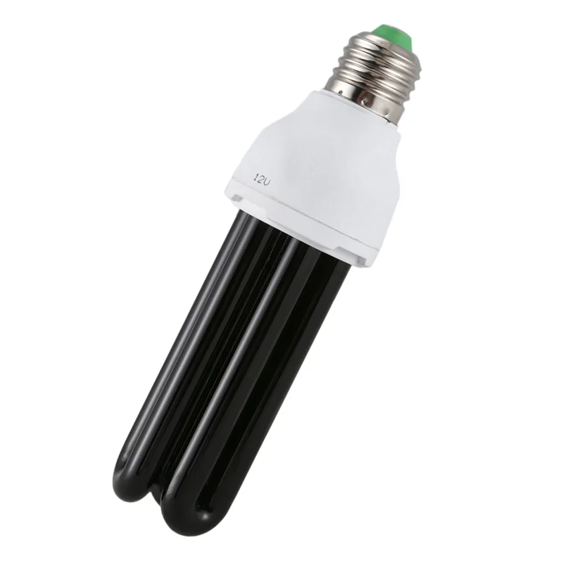 ABJI-3X E27 40W UV 자외선 형광등 블랙라이트 CFL 전구 램프 220V 모양: 직선 전력 전압: 40W DC 12V
