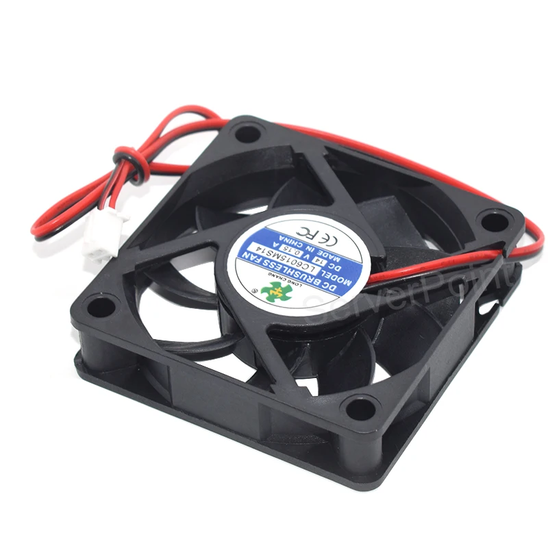2PIN LC6015MS14 14V 0.15A 6015 6CM Power Supply Cooling Fan
