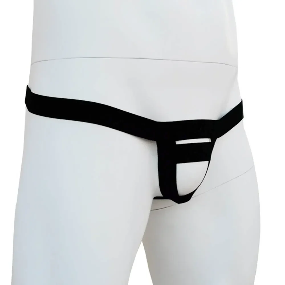String Sexy à Ouverture Frontale pour Homme, Sous-Vêtement en Nylon, Taille Basse, Lingerie T-back