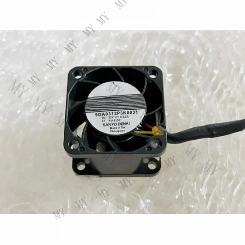 

TT for Sanyo 9GA0312P3K0031 12V 0.62A 38MM**38MM*28MM 4-Wire Violent Cooling Fan