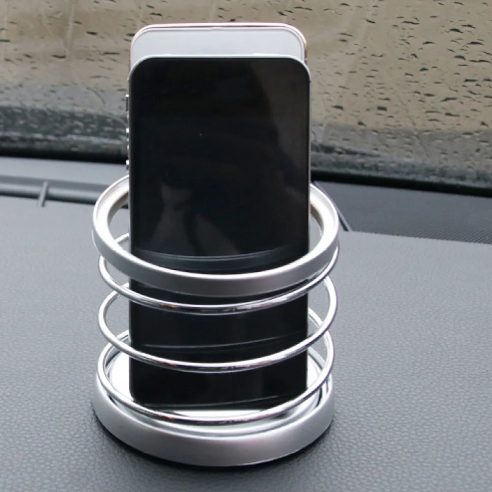 

2pcs Car Cup Holder Spring Drink Mounted Accessories Black Multifunctional Durable Vehicle Air Vent Compatible for Canned