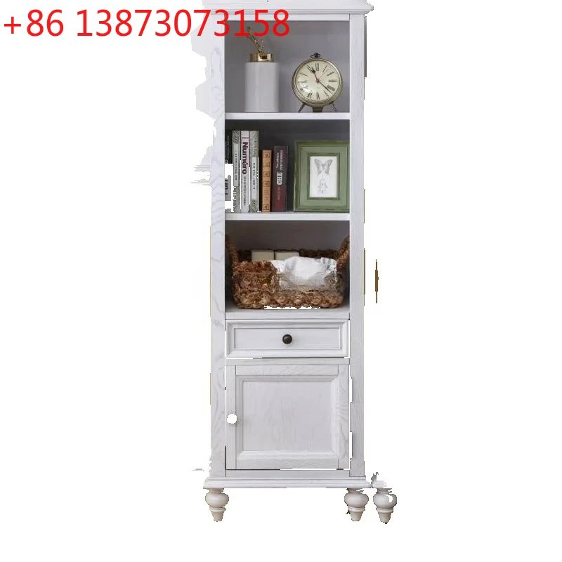 

Однодверный винный шкаф в американском стиле, боковой шкаф для гостиной из цельного дерева, многослойный шкаф для хранения из белого ясеня