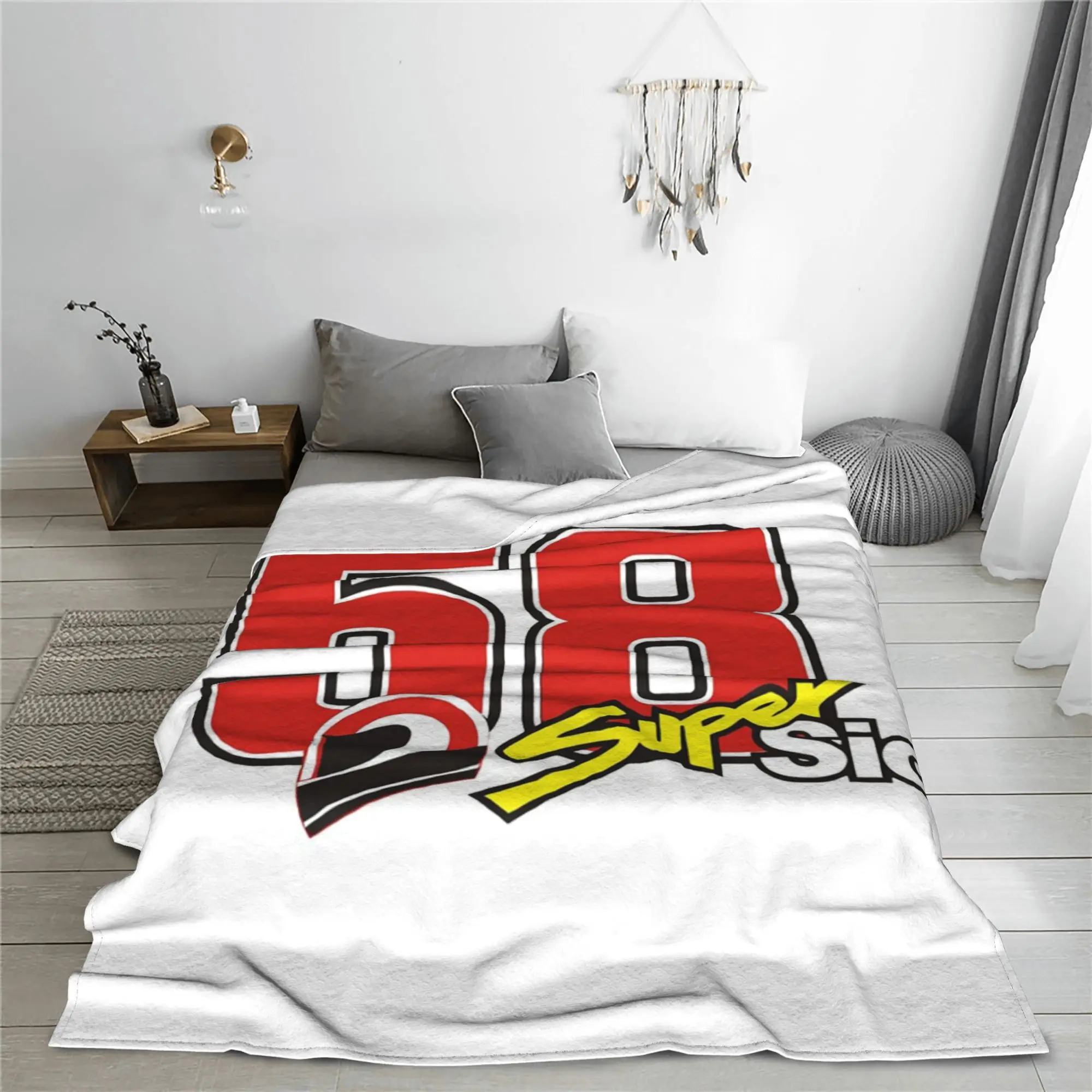 

Одеяло Marco Simoncelli 58 Super Sic, супер мягкое фланелевое одеяло для дивана, постельное белье, уличное покрывало, одеяло