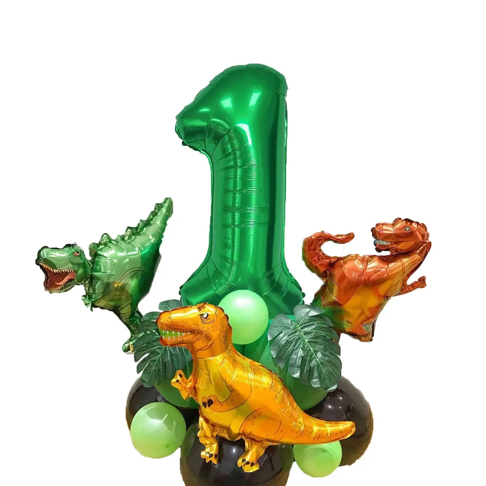 16PCS/PACK Dinosaur Pillar Party Decoration Balloon Set