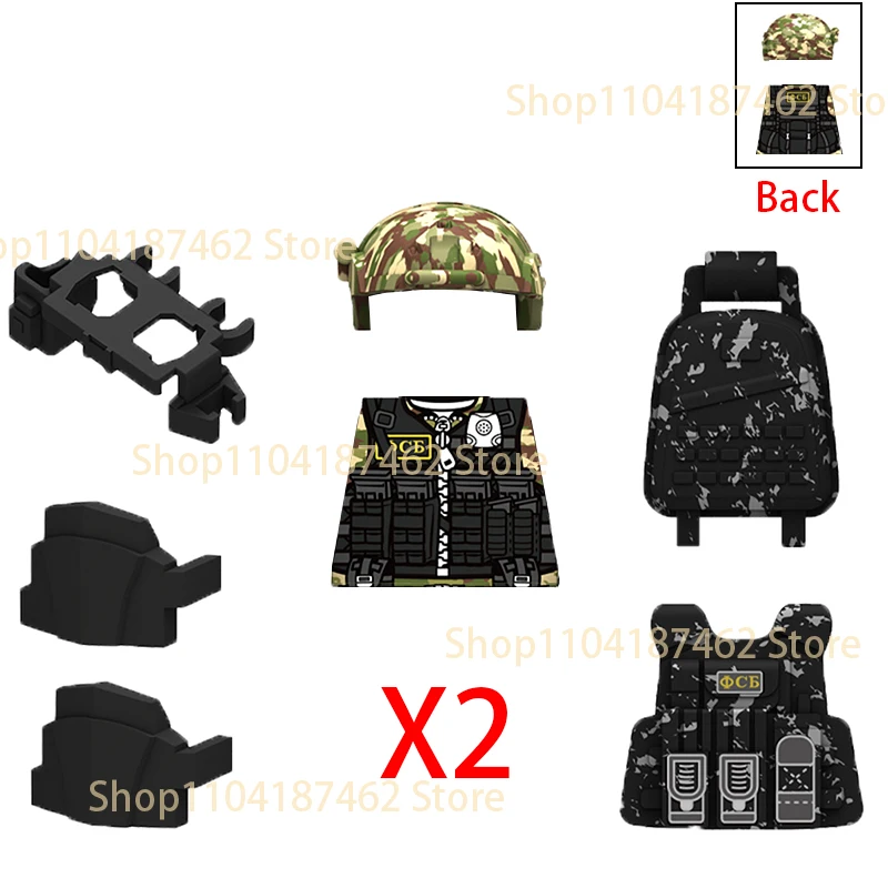 Military Soldiers Figures Building Blocks SWAT Army Navy Air Forces Commando Weapons Gun Helmet Model Mini Bricks Toys Gifts H32