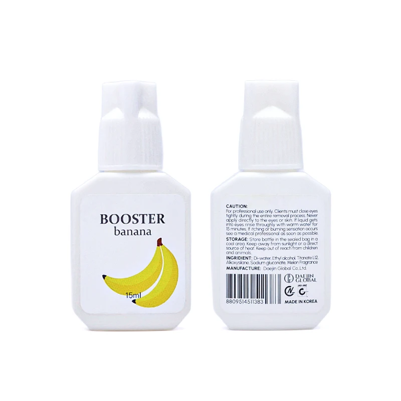 15 ml Erdbeere/Banane/Melone/Mango Reine Booster Korea Kleber Wimpern Verlängerung Kleber Primer Klar Make-Up werkzeuge Liefert