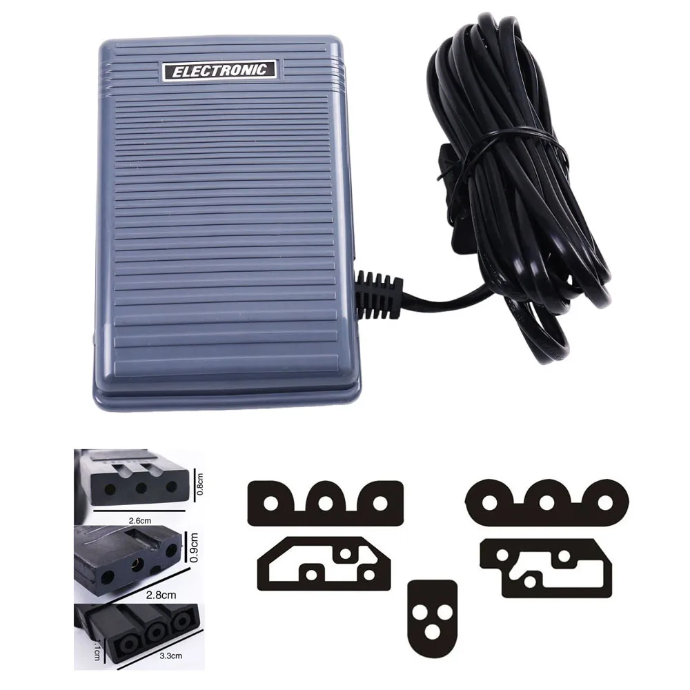 Nähmaschine Zubehör Fuß Pedal Geschwindigkeit Einsteller Controller Motor Control Schalter PowerCord Elektrische Für Brother Singer Teil