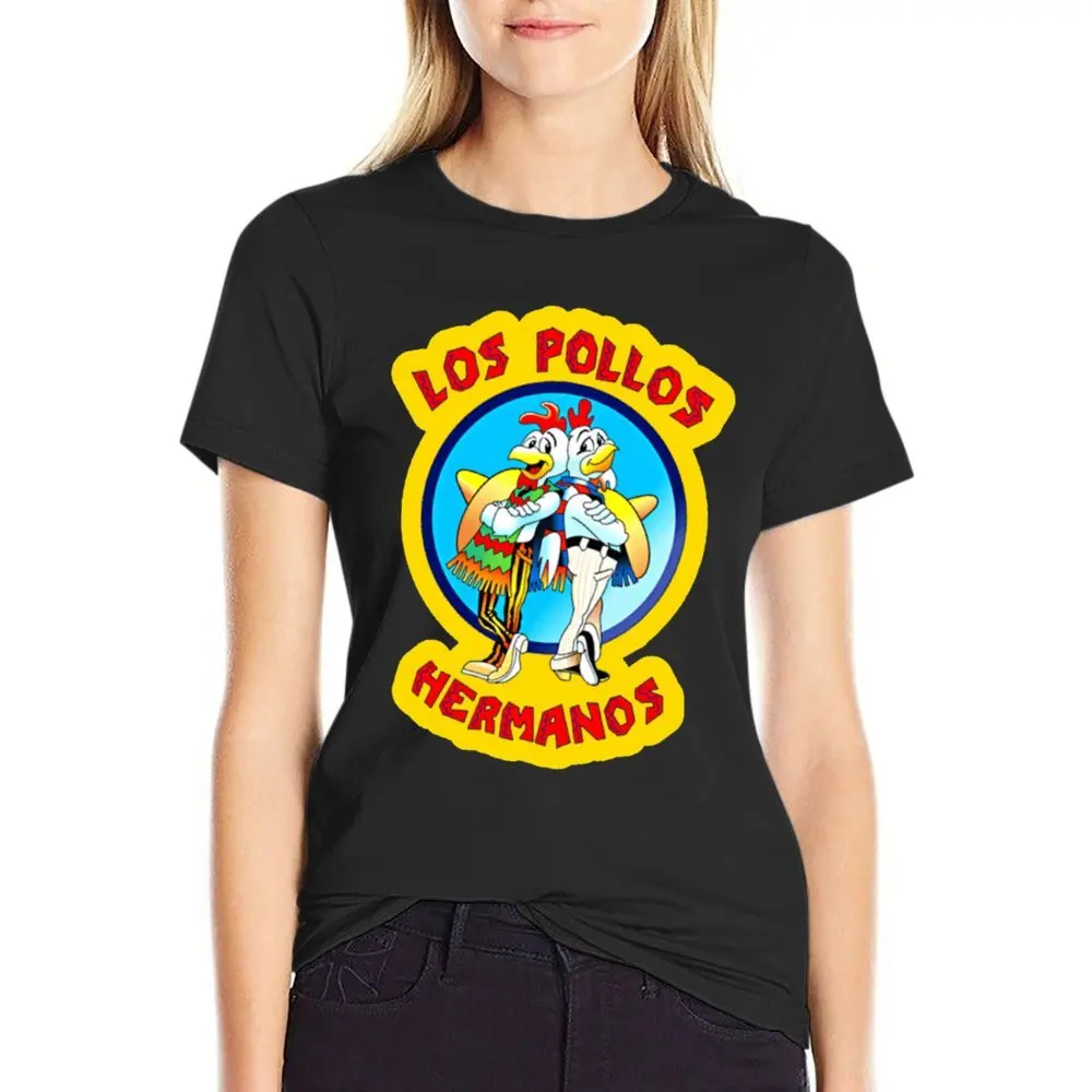 Harajuku Los Pollos Hermanos Classic For Sale T-shirt  Movement Top Tee Premium Funny Travel