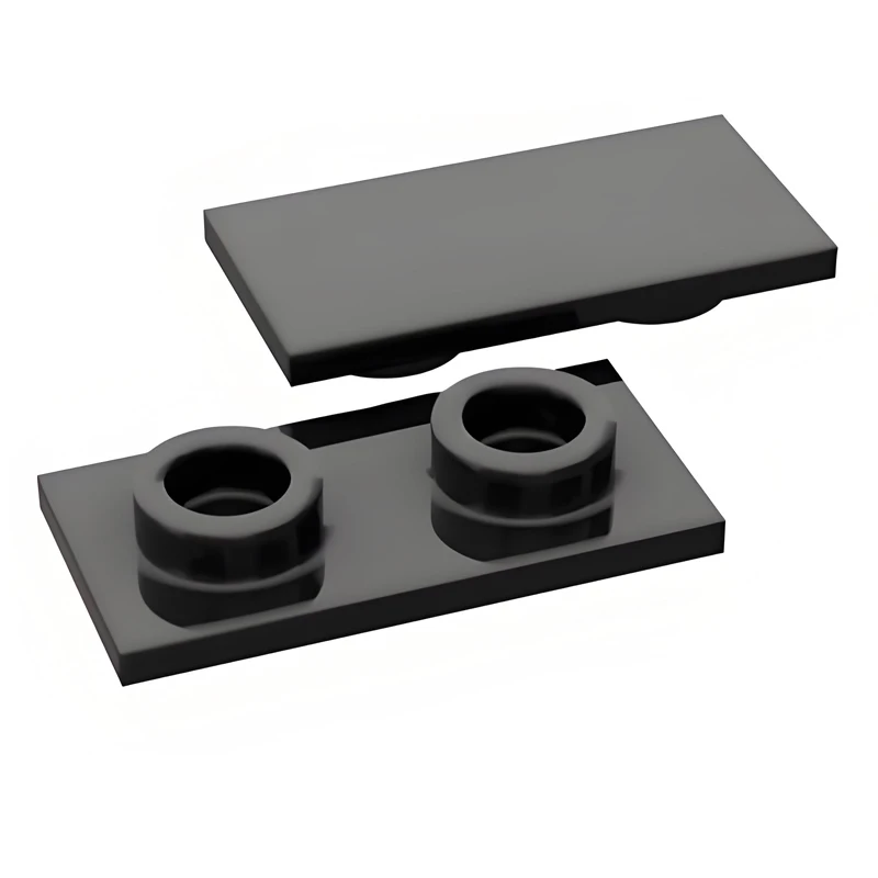 Tile Special 1x2 Inverted Plate Building Blocks Brick MOC Parts DIY Toys Compatible Major Brand  60pcs/set Gift