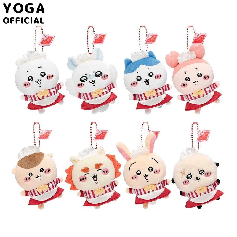 New Usagis Cute Mocking Bear Restaurant Collection Anime Kawaii Chikawas Plush Doll Pendant Cartoon Hachiwares Bag Pendant Gift