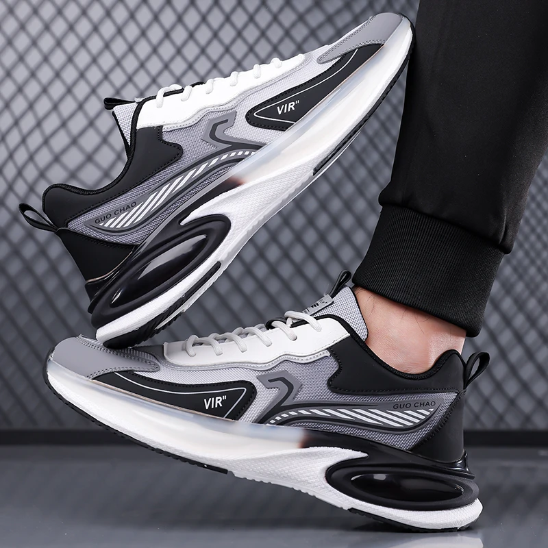 Scarpe sportive nuovo stile 2025: scarpe casual con suola spessa da uomo, scarpe da corsa sportive stile street, scarpe da basket calde invernali