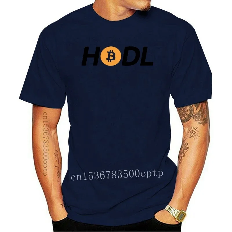 New Bitcoin Hodl T Shirt - Crypto Currency Satoshi Trading Tee Lambo Moon Btc Tshirt Funny Design Tee Shirt