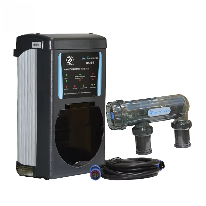 

Hot Sale Swimming Pool Salt Chlorinator Automatic Disinfection System Pool Accessories Emaux Pool Cell Salt Generator